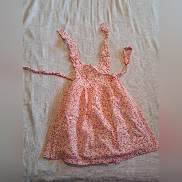 Mini Boden girls size 3-4 years, Floral print adjustable strap, lined, EUC - Picture 1 of 10